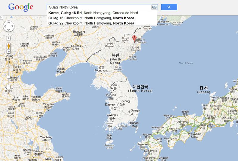 Google a pus si gulag-urilor pe harta Coreei de Nord, Foto: Google Maps
