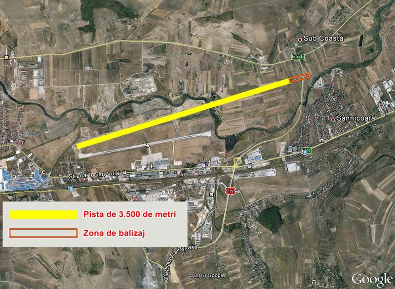 Pista aeroportului din Cluj-Napoca si centura ocolitoare, Foto: Hotnews