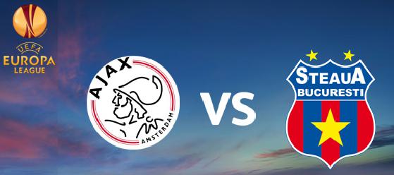 Ajax vs Steaua, Foto: steauafc.com