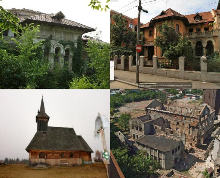 Colaj monumente disparute, Foto: Hotnews
