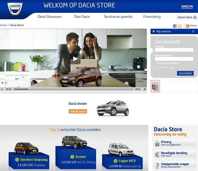 Dacia Store Olanda, Foto: Dacia