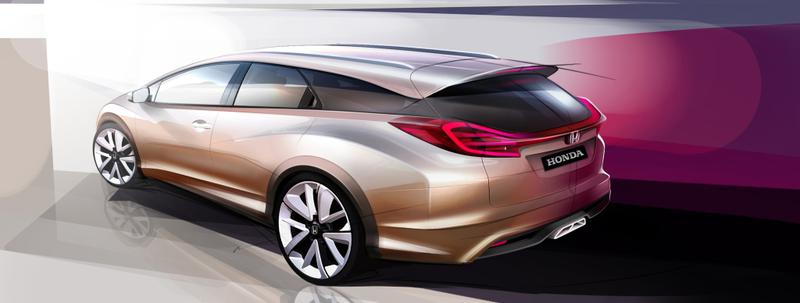 Schita Civic wagon concept, Foto: Honda