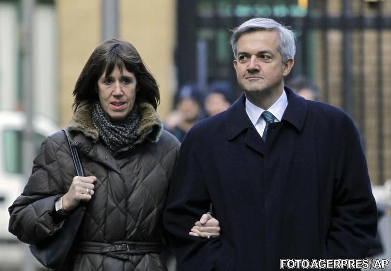 Chris Huhne si consiliera sa, Carina Trimingham, Foto: Agerpres/AP