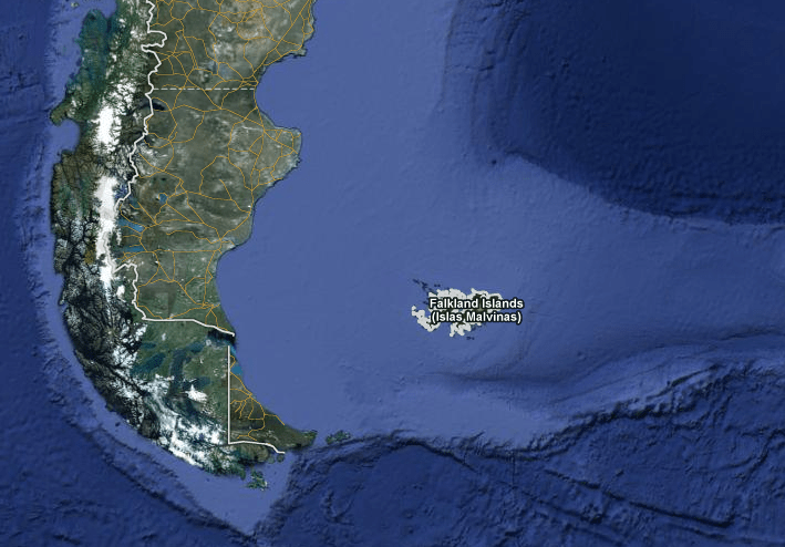 Insulele Falkland, Foto: Google Maps