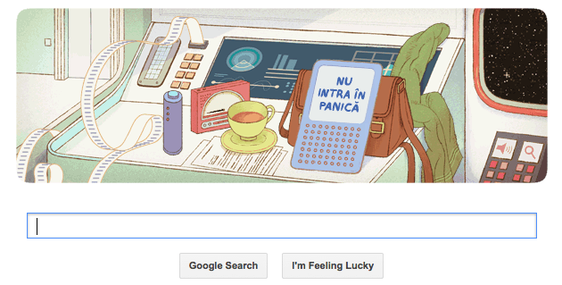 Logo dedicat scriitorului Douglas Adams, Foto: Captura Google