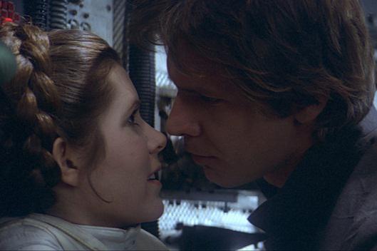 Carrie Fisher si Harrison Ford, Foto: starwars.com