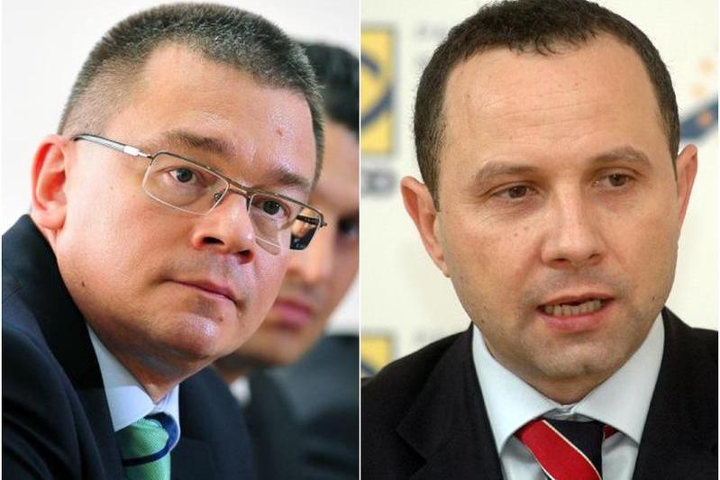 Mihai Razvan Ungureanu si Aurelian Pavelescu, Foto: Colaj foto