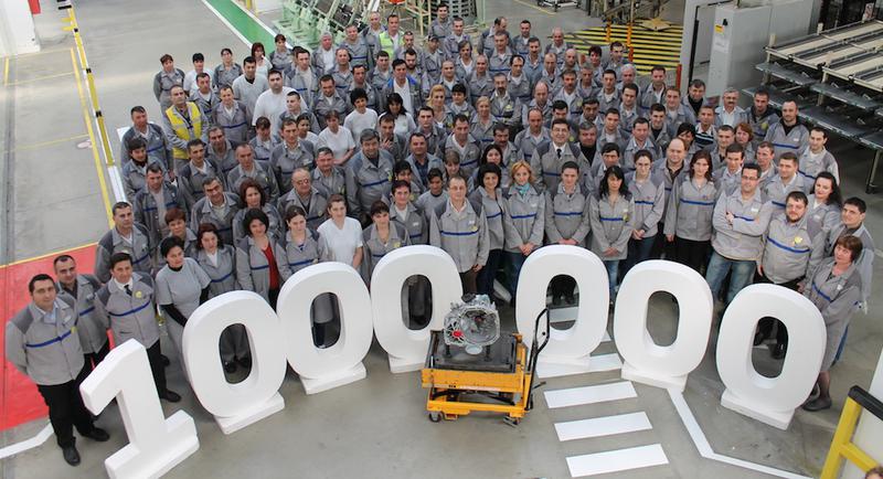 Cutia de Viteze TLx cu numarul 1.000.000, Foto: Dacia