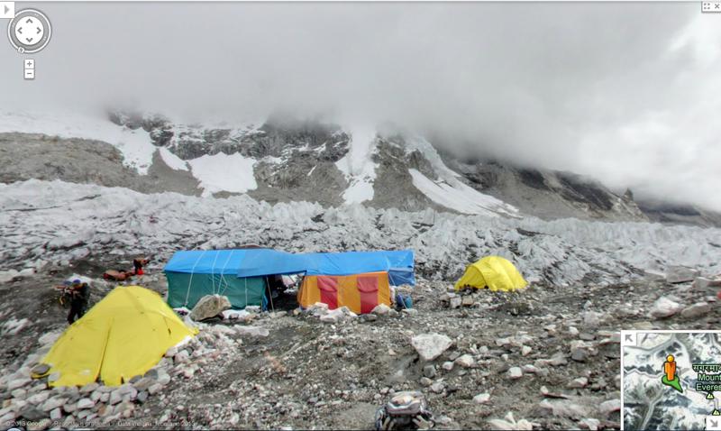 Tabara de baza a Everest, pe Google Street View, Foto: Google