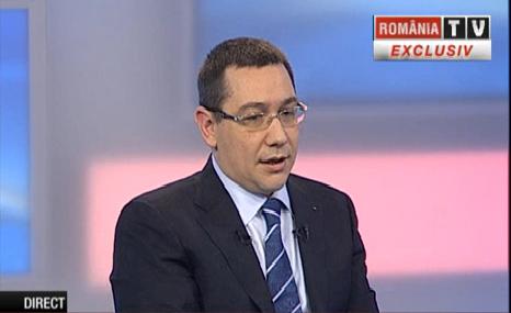 Victor Ponta la RTV, Foto: Captura RomaniaTV