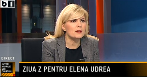 Elena Udrea la B1, Foto: Captura B1TV