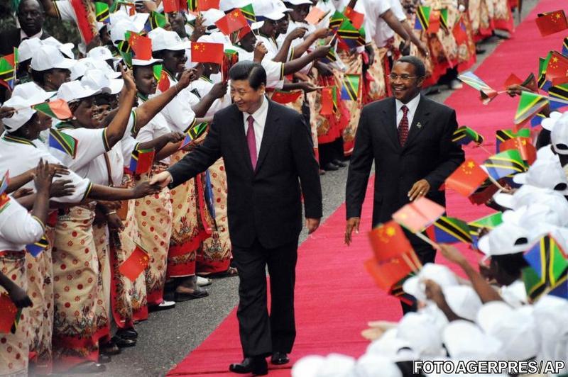 Xi, la sosirea in Tanzania, Foto: Agerpres