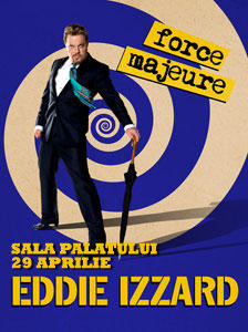 Eddie Izzard, pe 29 aprilie, la Sala Palatului, Foto: Myticket.ro