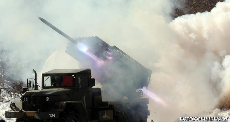 Lansator de rachete la Cheorwon (Coreea de Sud, februarie 2013), Foto: Agerpres