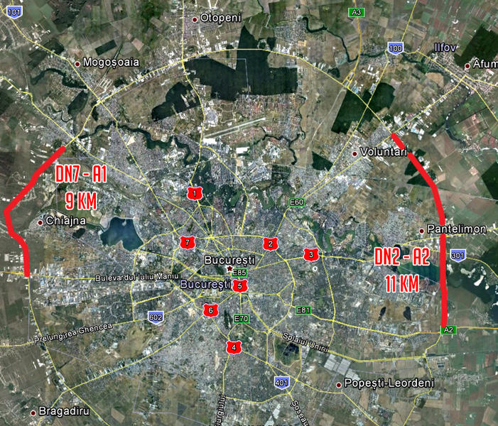 Modernizarea Centurii de Nord a Capitalei in capetele spre A1si A2, Foto: Hotnews