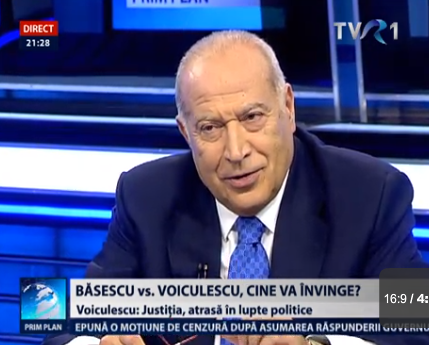 Dan Voiculescu la "Prim Plan", Foto: Captura TVR1