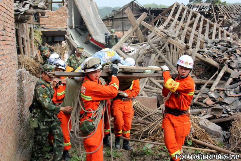 Cutremur in China, Foto: Agerpres/AP