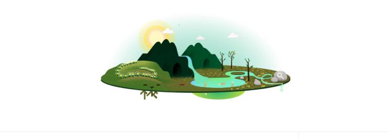 Doodle de Ziua Pamantului, Foto: Google