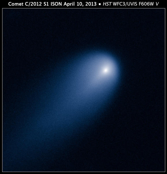 Cometa ISON, fotografie realizata de Telescopul Hubble, Foto: NASA, ESA, J.-Y. Li