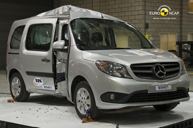 Mercedes-Benz Citan la Euro NCAP, Foto: Euro NCAP