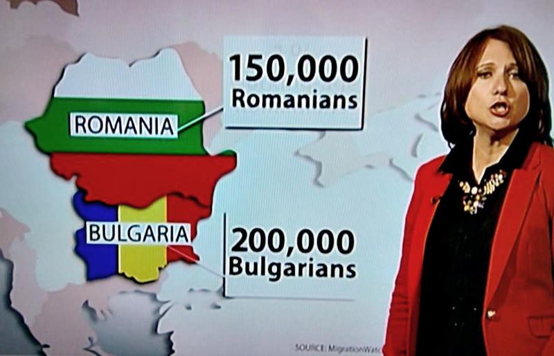 BBC incurca steagurile Bulgariei si Romaniei, Foto: Captura video