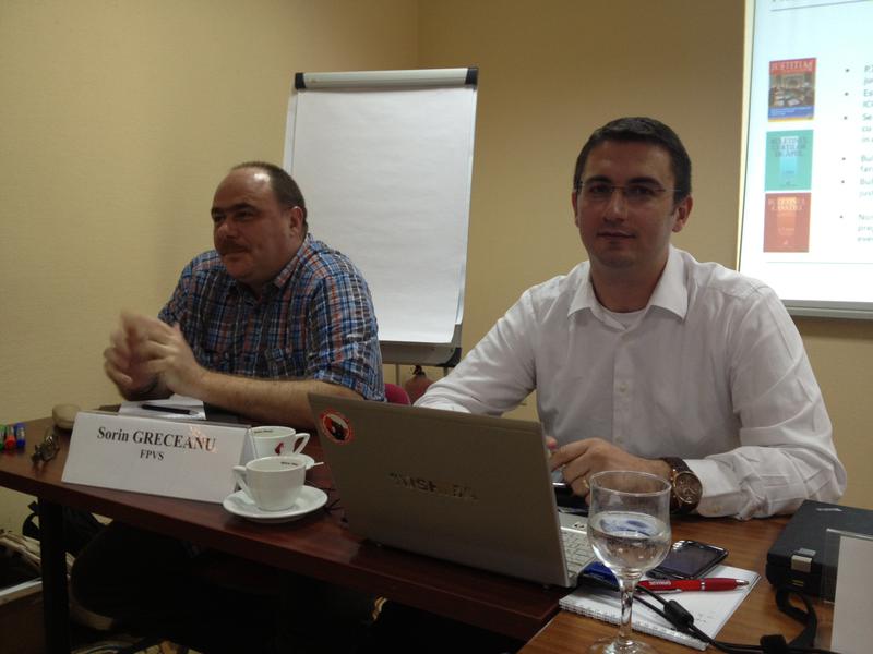 Madalin Rosu (Generali) si Sorin Greceanu (FPVS), Foto: Hotnews