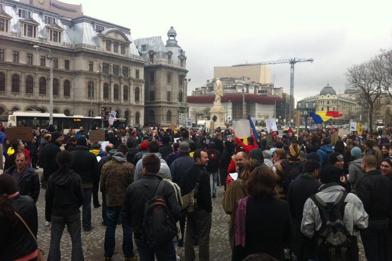 Protest gaze sist_Bucuresti_2, Foto: Hotnews