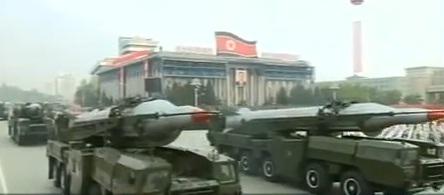 Racheta Musudan la o parada militara, Foto: Captura YouTube