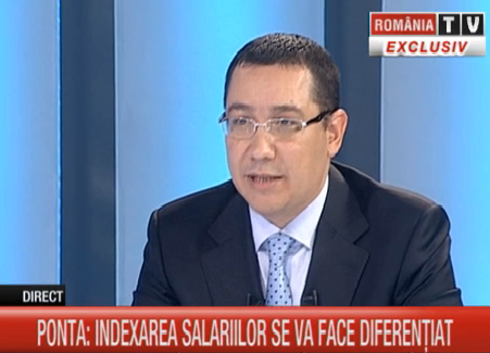 Victor Ponta la RTV, Foto: Captura RTV.net