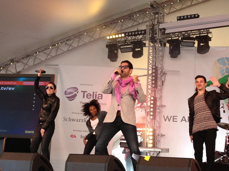 Cezar la Eurovillage, Foto: TVR