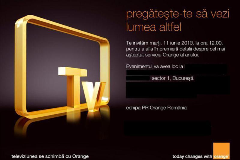 Invitatie Orange Romania, Foto: Orange Romania