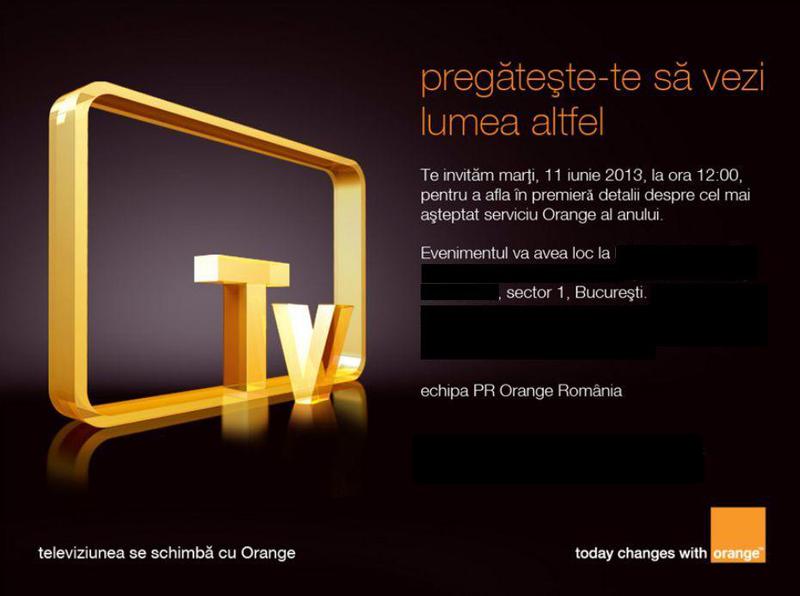 Invitatie Orange Romania, Foto: Orange Romania
