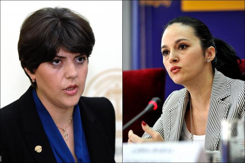 Laura Codruta Kovesi si Alina Bica, Foto: Colaj foto