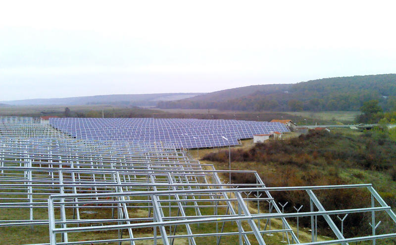 Instalación fotovoltaica de 2,2 MW de Conergy en Slobozia, Foto: Hotnews