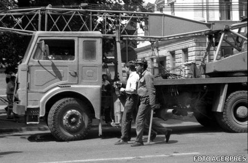 Mineriada din 13-15 iunie 1990, Foto: Agerpres