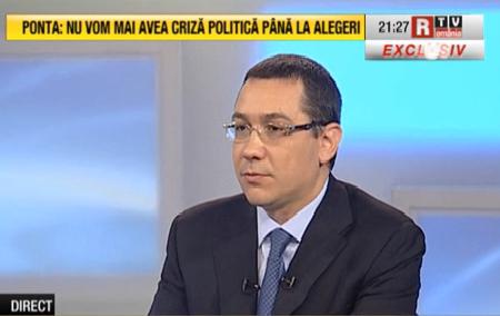 Victor Ponta la RTV, Foto: Captura RTV.net