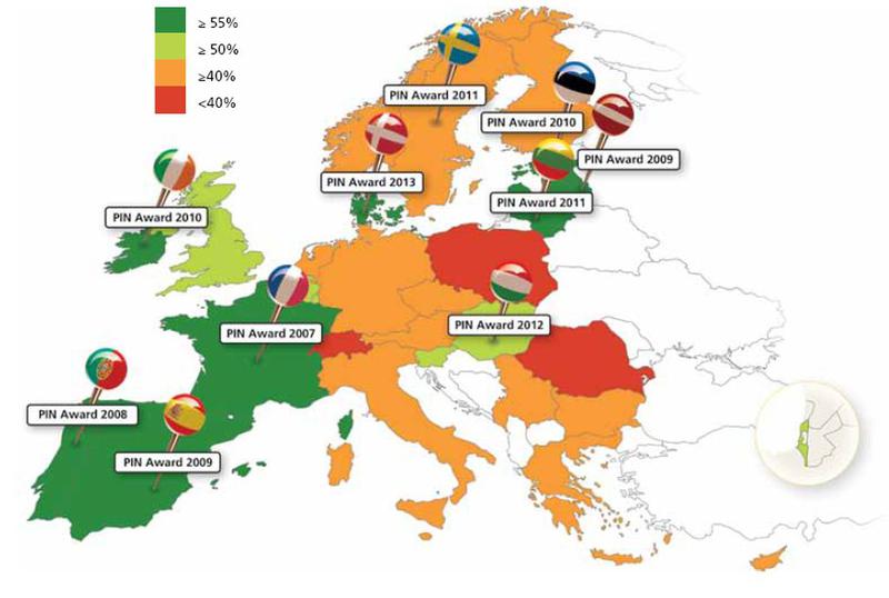 Cu cat s-a redus numarul de decese in tarile UE ntre 2001=2012, Foto: ETSC