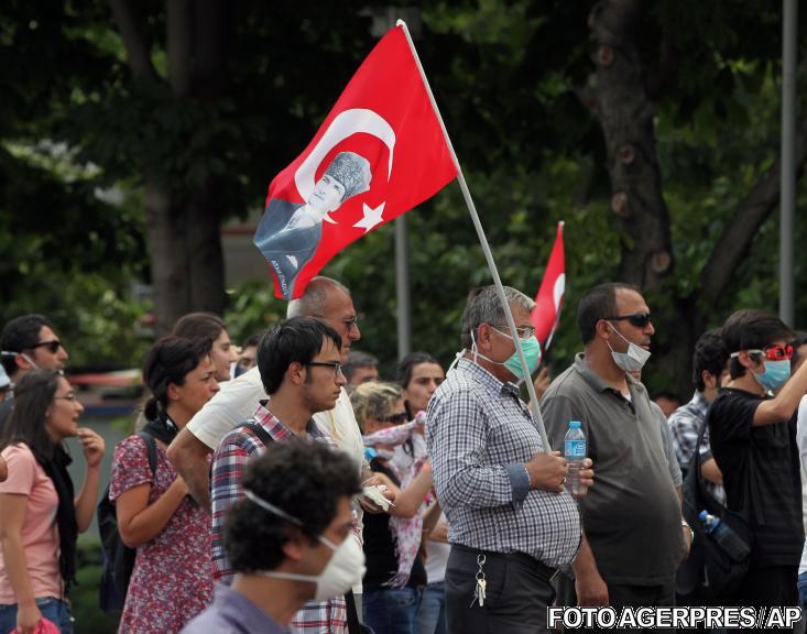 A 17-a zi de proteste in Turcia, Foto: Agerpres/AP