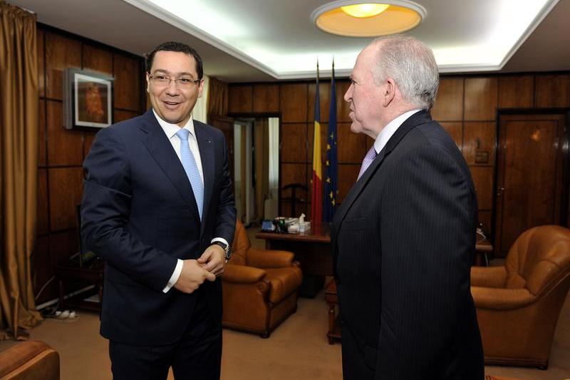 Victor Ponta si John O. Brennan, Foto: Guvernul Romaniei