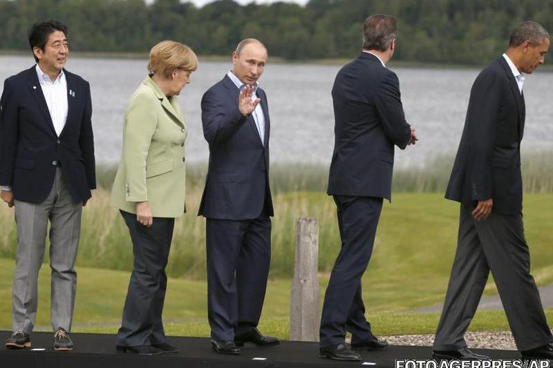 Vladimir Putin, la summitul G8, Foto: Agerpres/AP