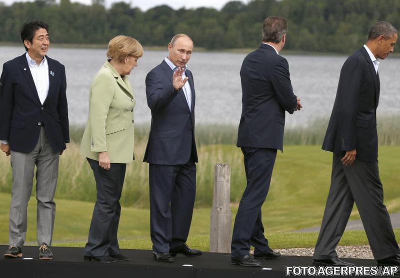 Vladimir Putin, la summitul G8, Foto: Agerpres/AP
