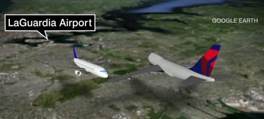 Avioane aproape de coliziune, Foto: Captura Youtube.com