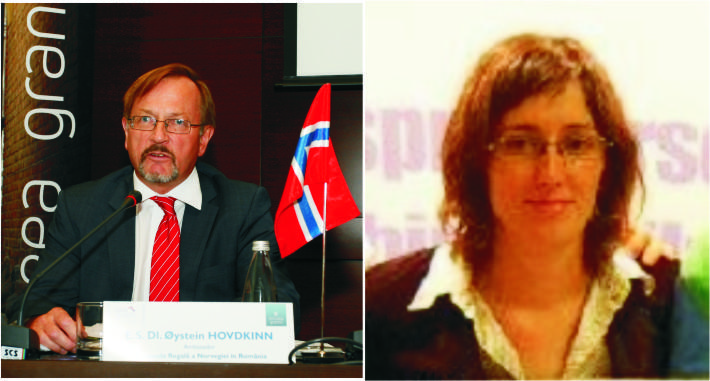 E.S. Ambasador Øystein Hovdkinn si Adriana Popescu (FDSC) , Foto: Hotnews