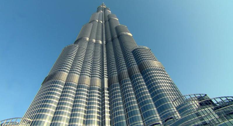 Burj Khalifa are 828 metri inaltime, Foto: Google