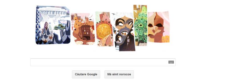 Google doodle cu Gaudi, Foto: Google