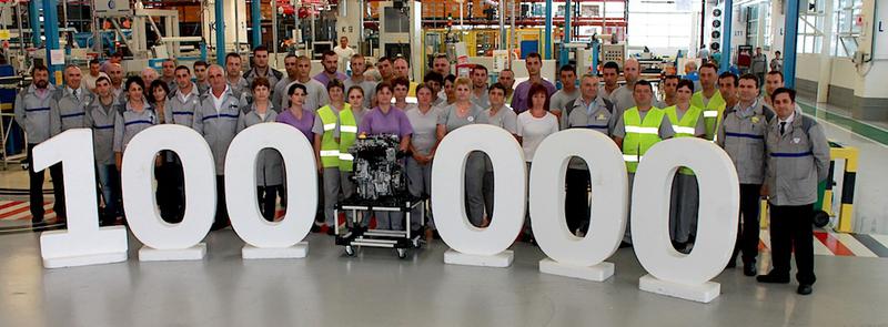 100.000 Motoare TCe, Foto: Dacia