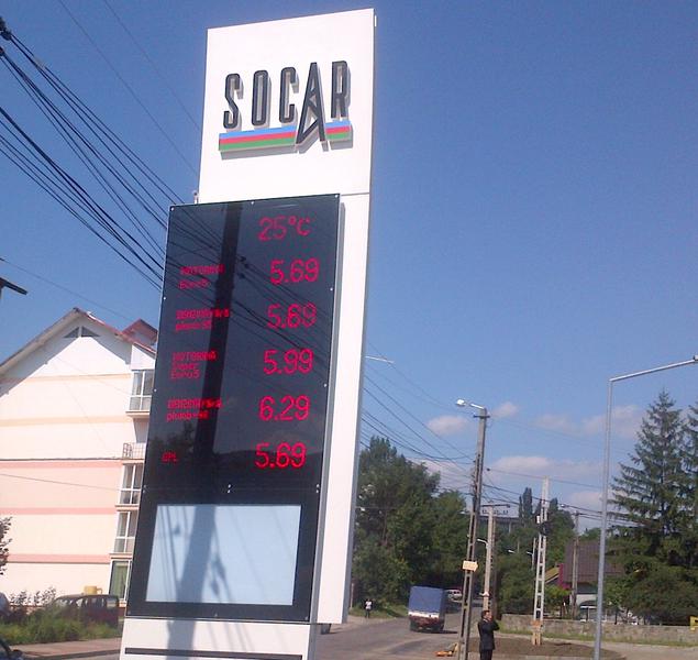 Preturile la noua benzinarie, Foto: SOCAR