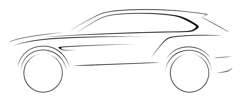 Schita SUV Bentley, Foto: Bentley Motors