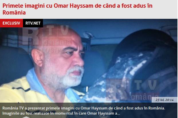 Presupusa fotografie cu Hayssam, Foto: Romania TV