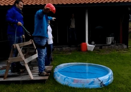 "Bungee jumping", Foto: Captura YouTube